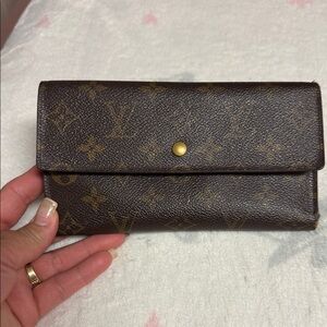Louis Vuitton Dark Brown Monogram Wallet